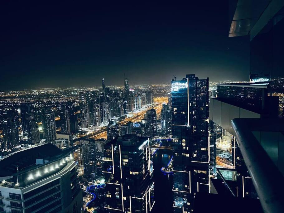 High Floor With City Skyline & Burj Khalifa View 3 Bedroom Unit Marina Dubai Exteriör bild