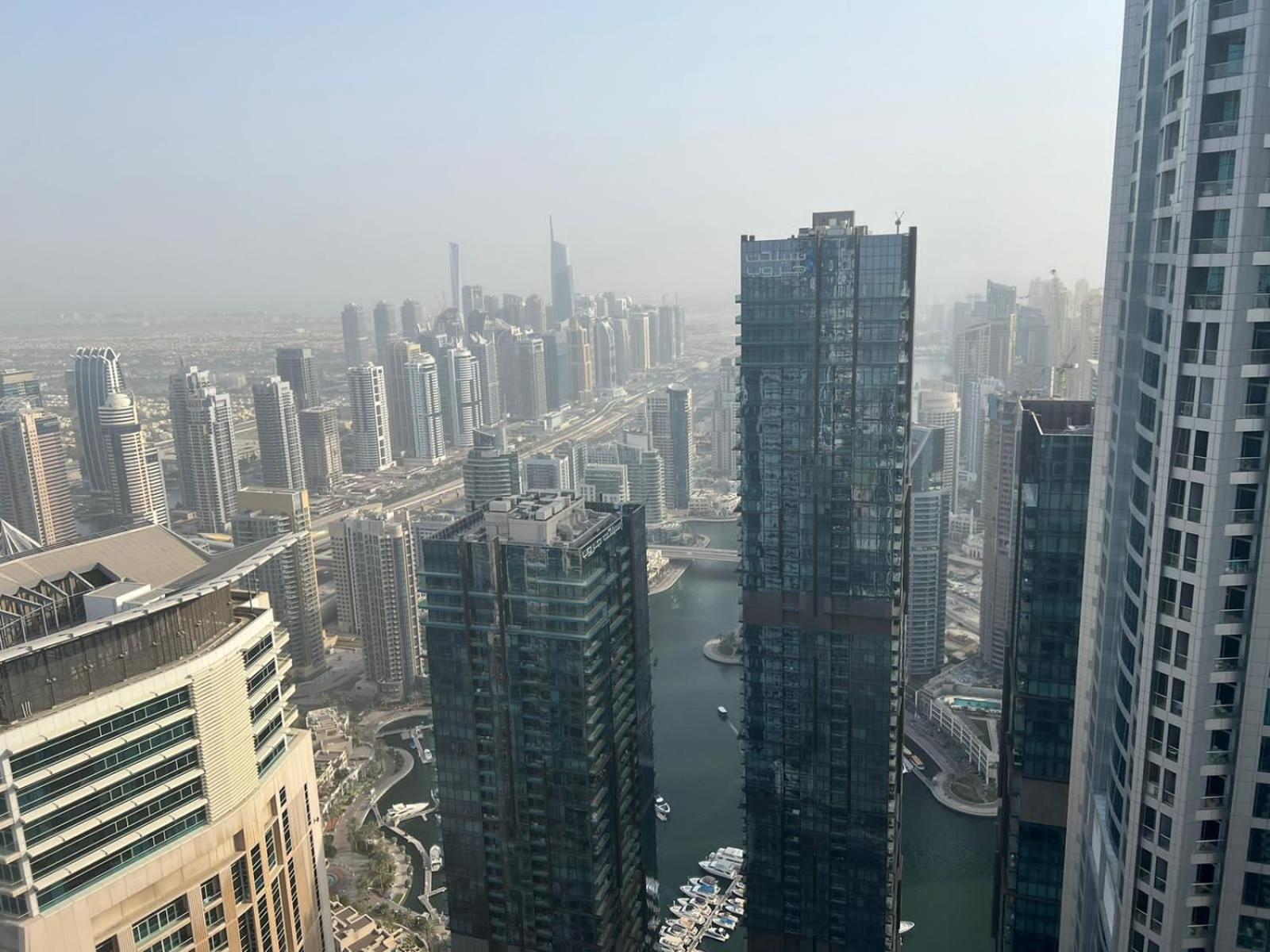 High Floor With City Skyline & Burj Khalifa View 3 Bedroom Unit Marina Dubai Exteriör bild