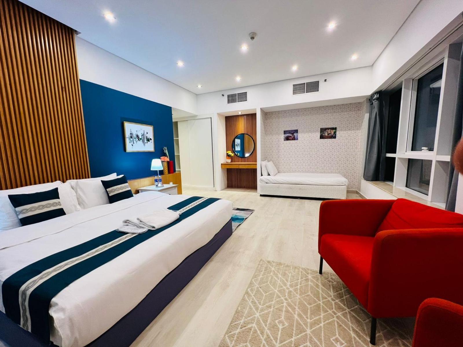 High Floor With City Skyline & Burj Khalifa View 3 Bedroom Unit Marina Dubai Exteriör bild