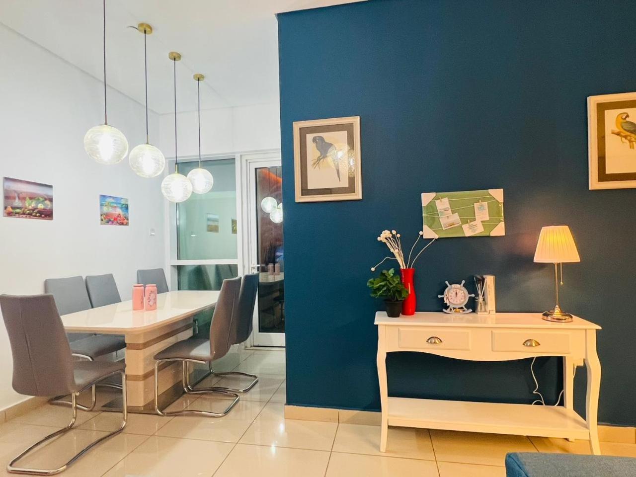High Floor With City Skyline & Burj Khalifa View 3 Bedroom Unit Marina Dubai Exteriör bild
