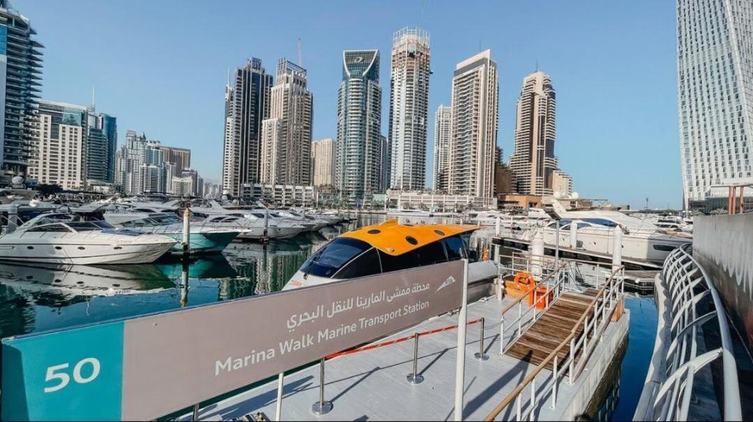 High Floor With City Skyline & Burj Khalifa View 3 Bedroom Unit Marina Dubai Exteriör bild